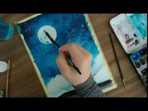 Clairefontaine Etival ile Gece Resmi