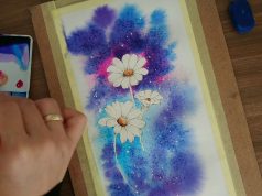 Suluboya ile Papatya Çizimi